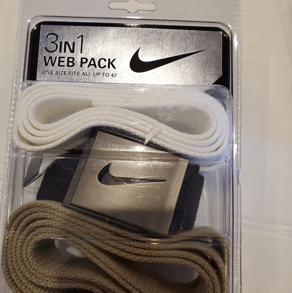 Nike 3 in 1 web pack belts